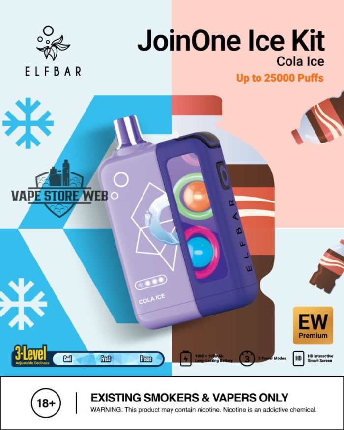 elf bar joinone ice kit in uae cola ice