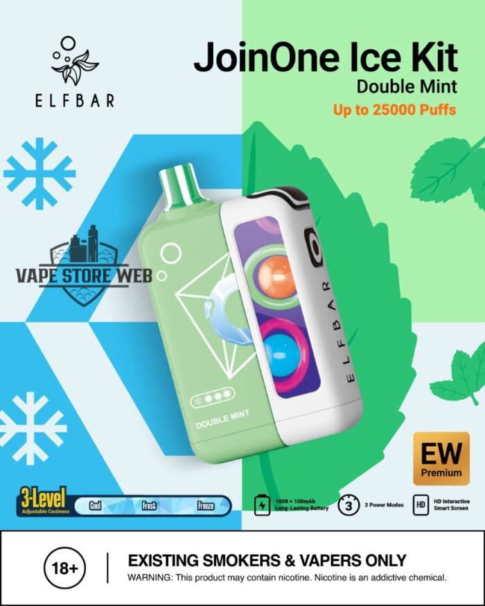 elf bar joinone ice kit in uae double mint
