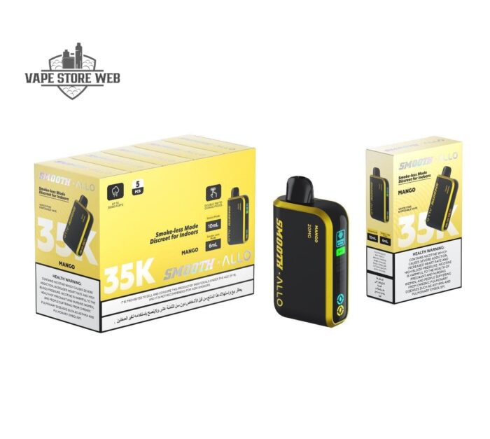 smooth allo 35000 puffs 20mg mango