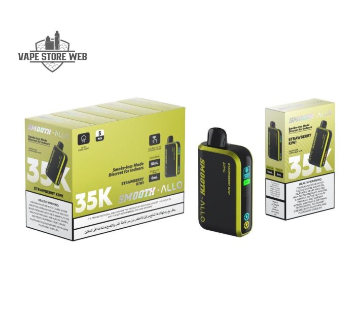 smooth allo 35000 puffs 20mg strawberry kiwi
