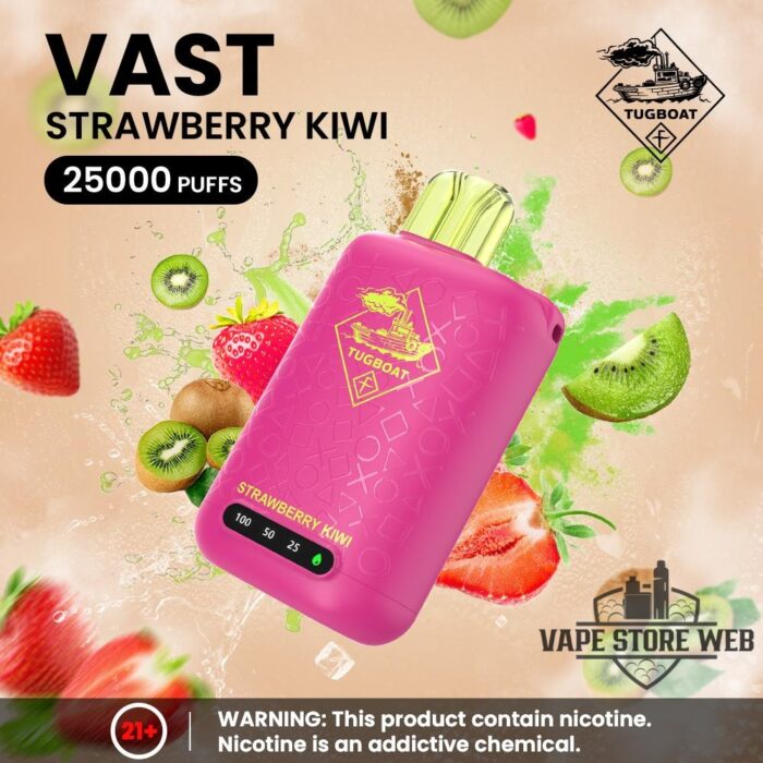 tugboat vast 25k 50mg strawberry kiwi