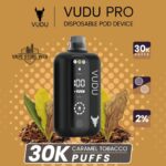 vudu pro 30k puffs 20 mg caramel tobacco