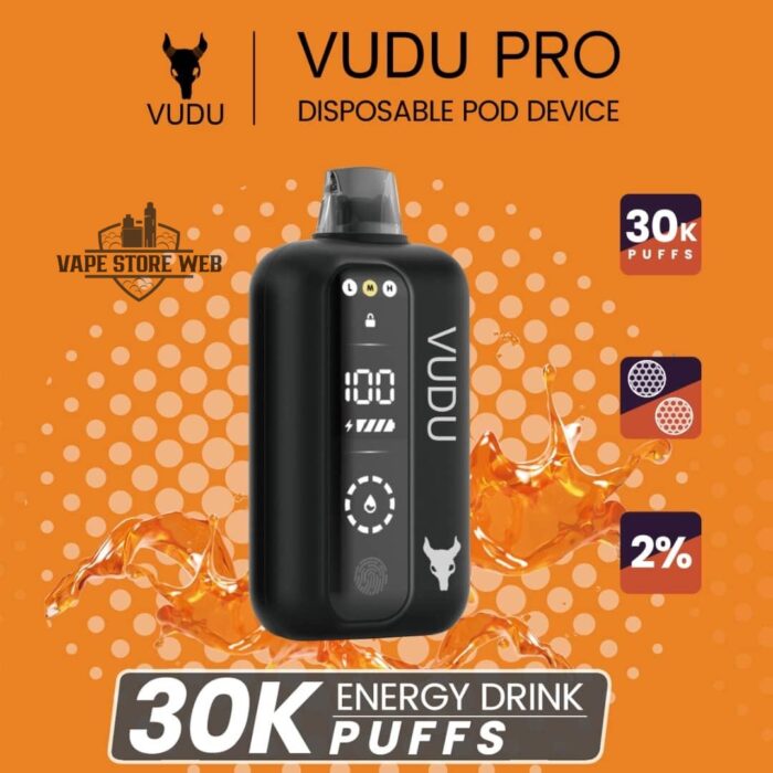 vudu pro 30k puffs 20 mg energy drink