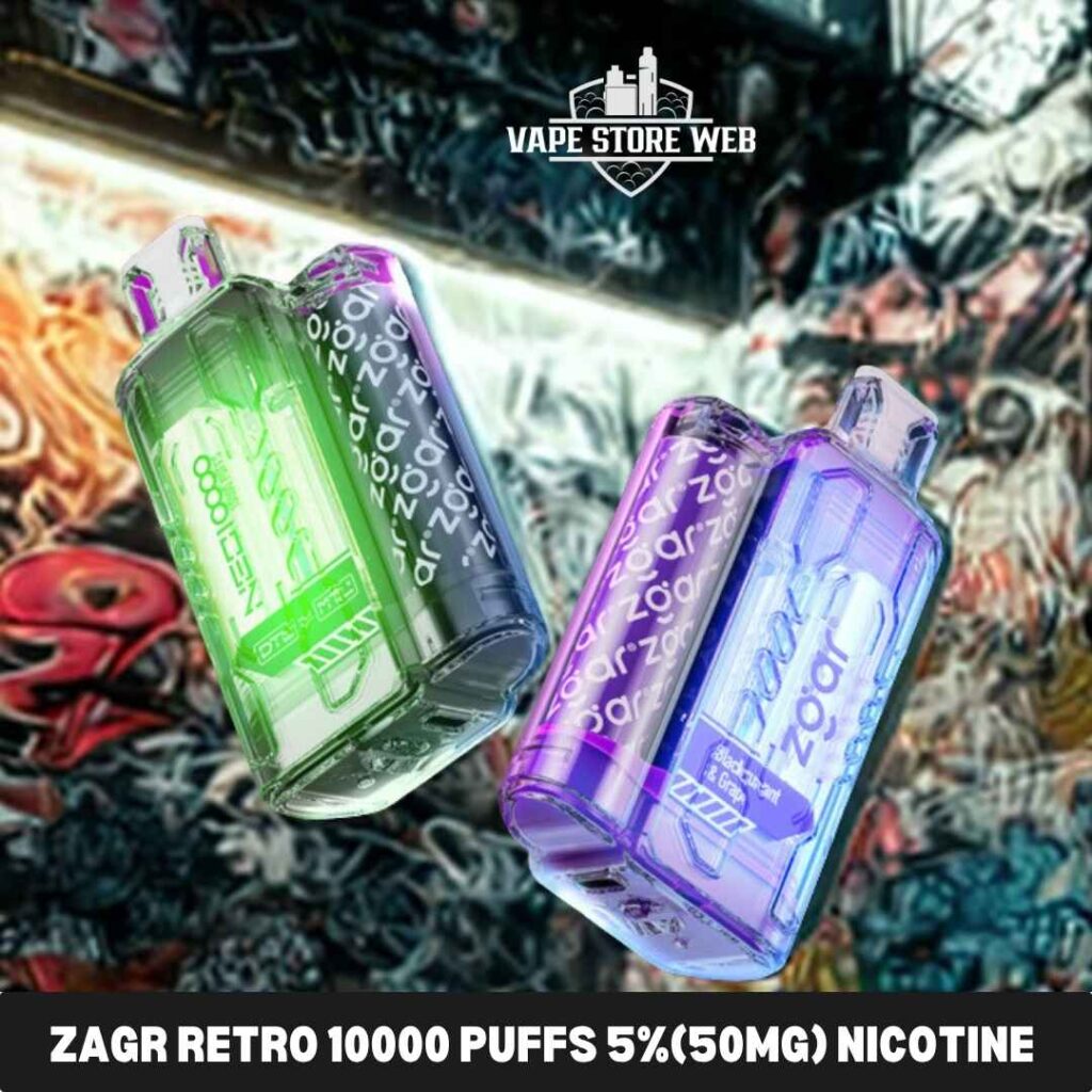 Zgar retro 10000 puffs 50mg disposable vape
