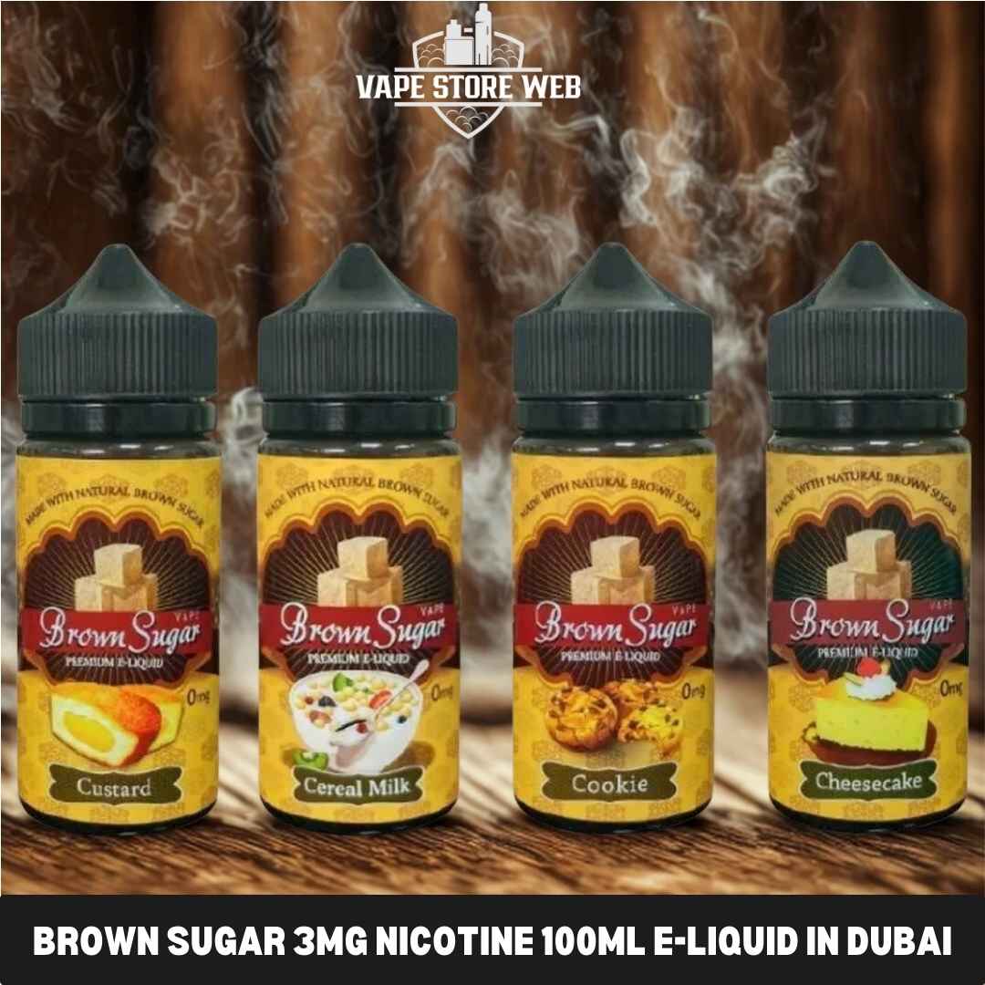BROWN SUGAR 3MG nicotine 100ML E-Liquid in Dubai