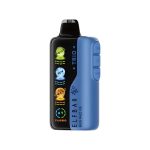 Elfbar trio up to 40000 puffs 50mg nicotine 4 mesh coil disposable vape in Dubai blue-razz-ice