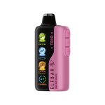 Elfbar trio up to 40000 puffs 50mg nicotine 4 mesh coil disposable vape in Dubai sakura-grape