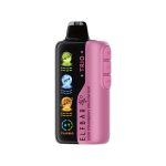 Elfbar trio up to 40000 puffs 50mg nicotine 4 mesh coil disposable vape in Dubai sour-strawberry-dragonfruit