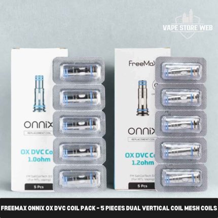 FREEMAX Onnix OX DVC Coil Pack – 5 Pieces Dual Vertical Coil Mesh Coils in Dubai, UAE
