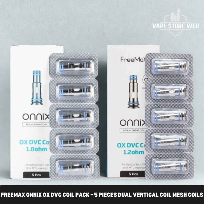FREEMAX Onnix OX DVC Coil Pack – 5 Pieces Dual Vertical Coil Mesh Coils in Dubai, UAE
