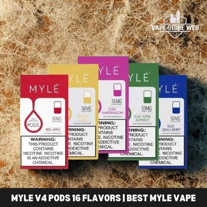 Myle V4 Pods 16 Flavors Best Myle Vape In Dubai UAE Myle V4 Pods 16 Flavors Best Myle Vape In Dubai UAE