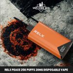 RELX Peace 25k puffs 20MG Disposable Vape in Dubai