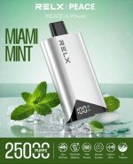RELX Peace 25k puffs 20MG Disposable Vape in Dubai Miami Mint