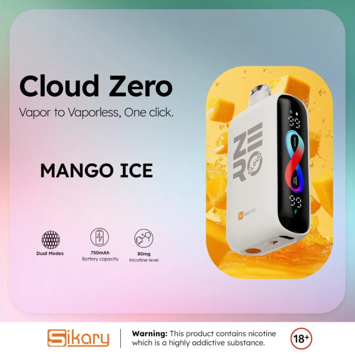 Sikary Cloud Zero 20000 Puffs Disposable 20mg In Dubai - Mango Ice