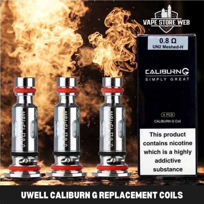 UWELL CALIBURN G REPLACEMENT COILS 0.8OHM AND 1.0OHM in Dubai