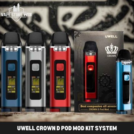 Uwell Crown D Pod Mod Kit System 1100mah 3ml In UAE Dubai