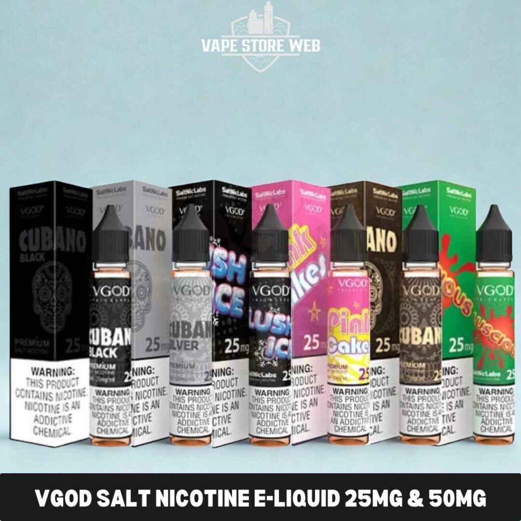 Vgod salt nicotine e-liquid