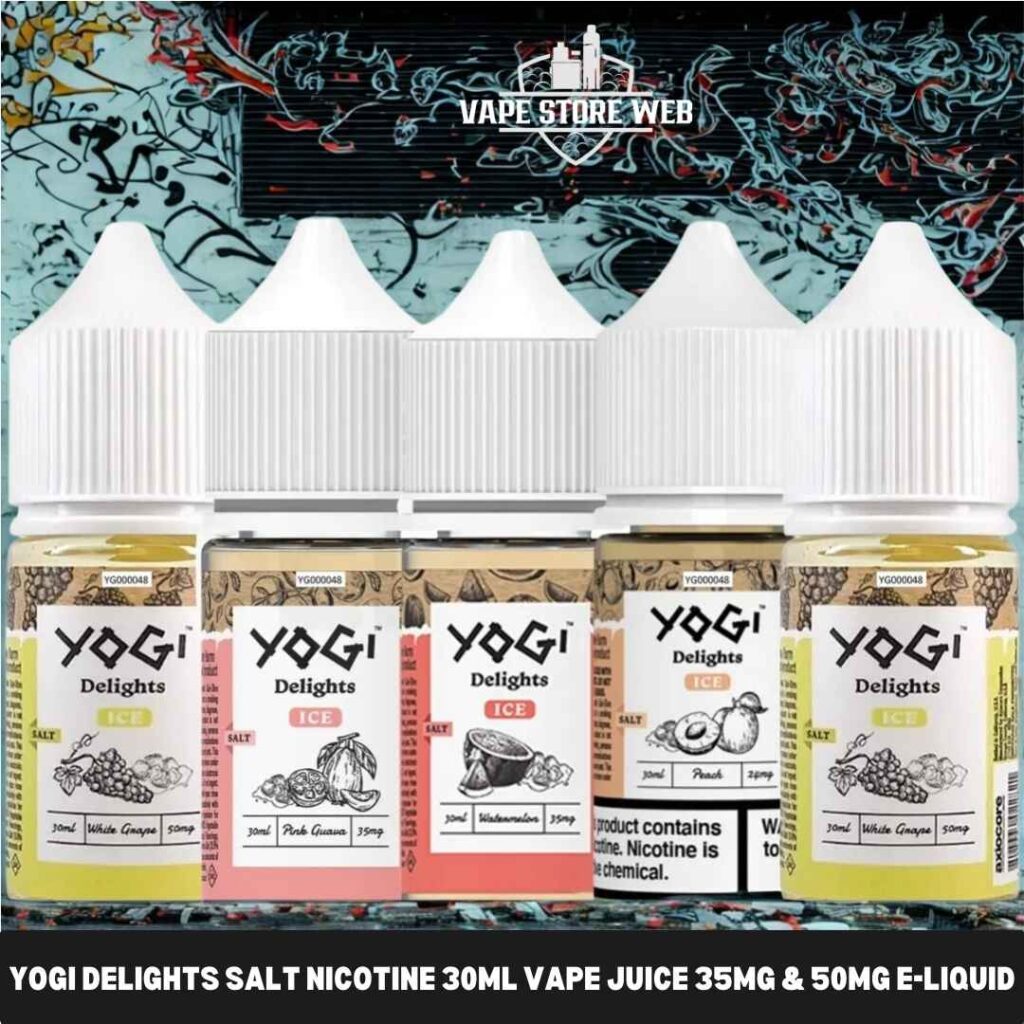 Yogi Delights salt nicotine review: 30ml fruit and ice salt nic e-liquid in Dubai
