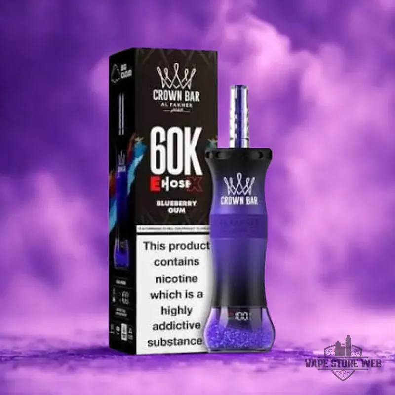 Al Fakher E-hore 60k puff Disposable Vape in Dubai 4 Alfakher E Hore 60k Puff Disposable Vape In Dubai Blueberry Gum