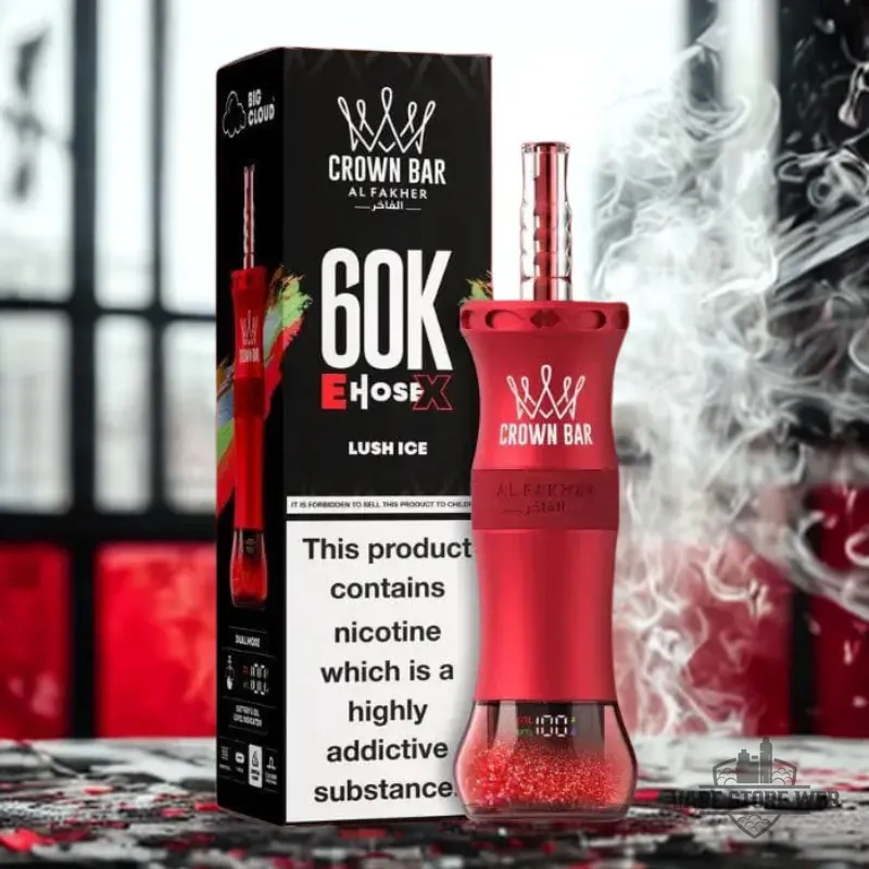 Al Fakher E-hore 60k puff Disposable Vape in Dubai 10 Alfakher E Hore 60k Puff Disposable Vape In Dubai Lush Ice