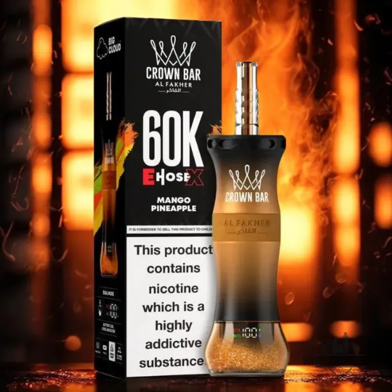 Al Fakher E-hore 60k puff Disposable Vape in Dubai 12 Alfakher E Hore 60k Puff Disposable Vape In Dubai Mango Pineapple