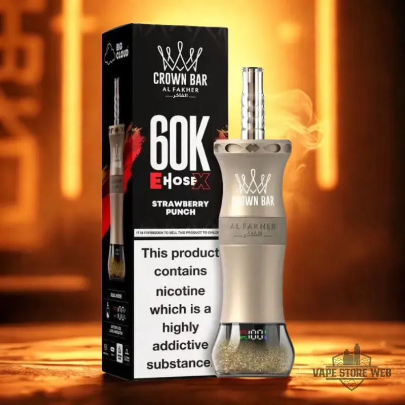 Al Fakher E-hore 60k puff Disposable Vape in Dubai 16 Alfakher E Hore 60k Puff Disposable Vape In Dubai Strawberry Punch