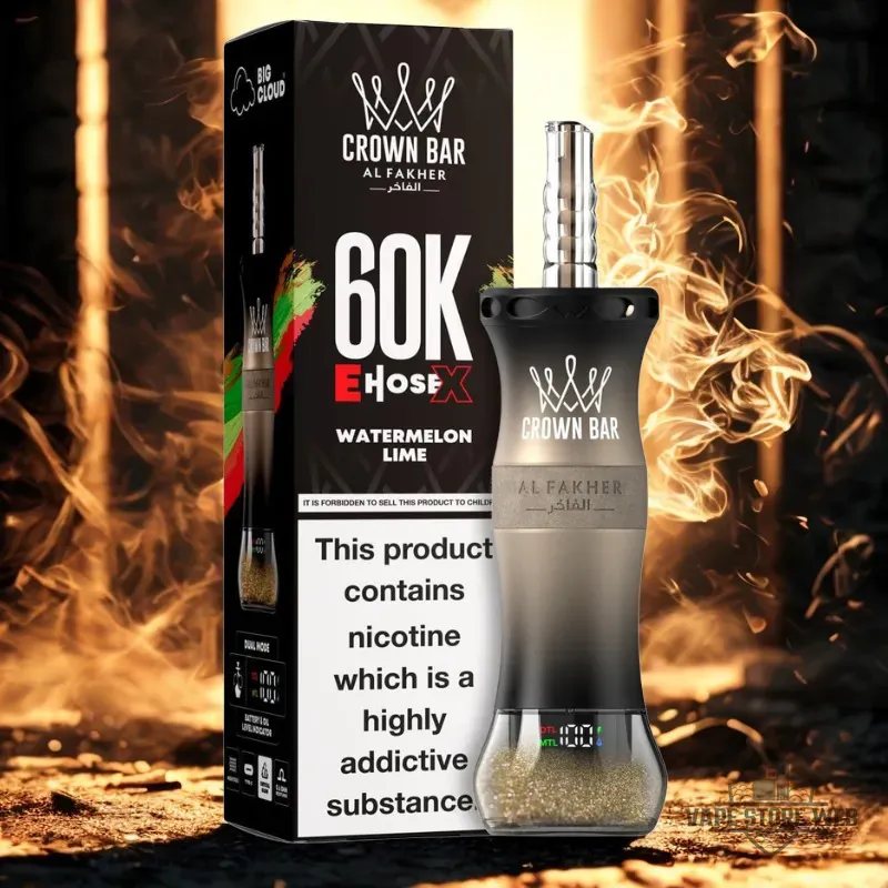 Al Fakher E-hore 60k puff Disposable Vape in Dubai 3 Alfakher E Hore 60k Puff Disposable Vape In Dubai Watermelon Lime