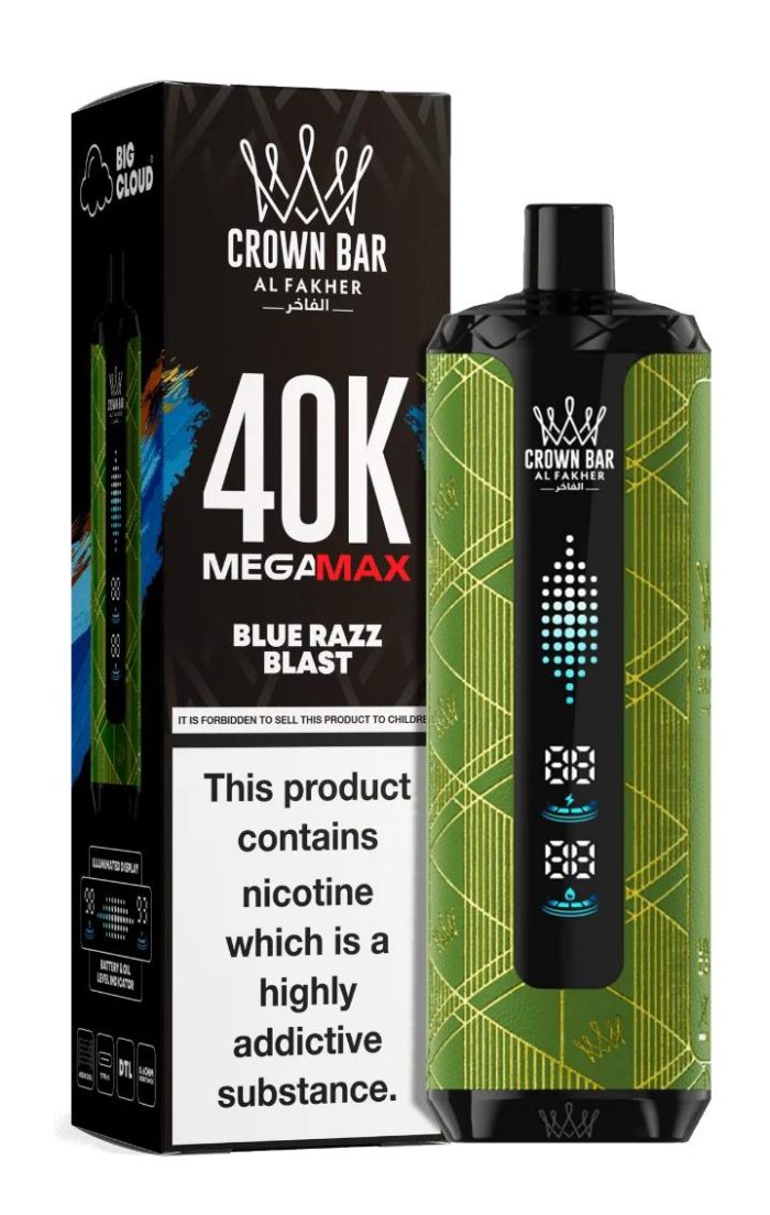 crown bar Al fahker v2.0 mega max Blue Razz Blast