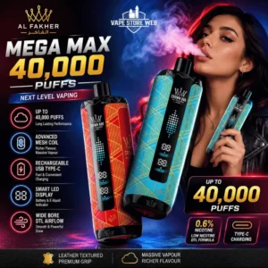 Crown Bar Al Fakher v2.0 Mega Max 0.6mg nicotine 40000 puffs