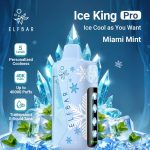 elfbar ice king pro 40000 puffs disposable vape in Dubai miami mint