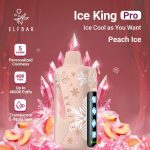 elfbar ice king pro 40000 puffs disposable vape in Dubai peach ice