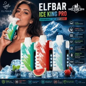 elfbar ice king pro 40000 puffs disposable vape in dubai