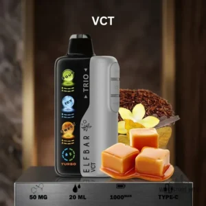 elfbar trio up to 40000 puffs 50mg nicotine 4 mesh coil disposable vape in dubai vct