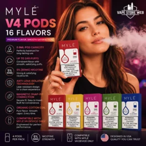 myle v4 pods 16 flavors best myle vape in dubai uae5pcpack