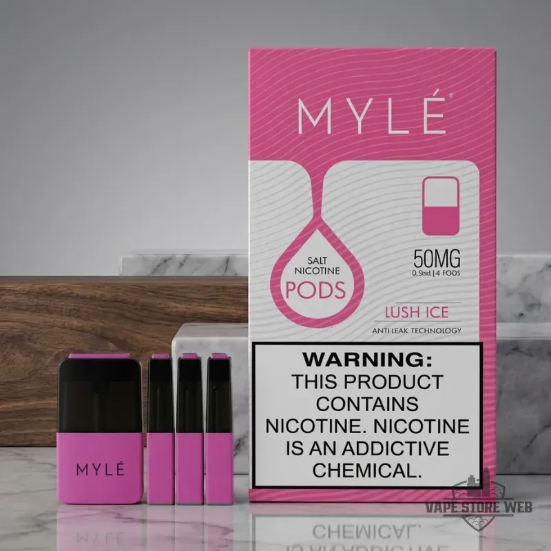 Myle V4 Pods 16 Flavors | Best Myle Vape In Dubai UAE(5pc/pack) 4 myle v4 pods 16 flavors best myle vape in dubai uae5pcpack lush ice