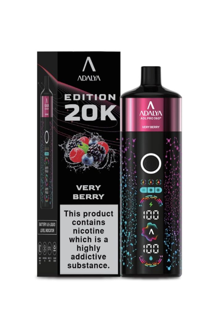Adalya Edition 20k 20000 Puffs Shisha Disposable Vape DUBAI, UAE very berry