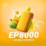 Elfbar ep 8000 puffs 5_(50mg) none rechargeable disposable vape in Dubai DOUBLE-MANGO