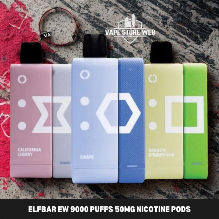 Elfbar ew 9000 puffs 50mg nicotine pods without battery pack in Dubai