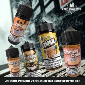 JDI 100ml Premium Vape Liquid 3mg Nicotine In The UAE