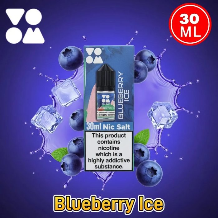 Voom Salt Nicotine 30mg 30ml in the UAE BLUEBERRY ICE