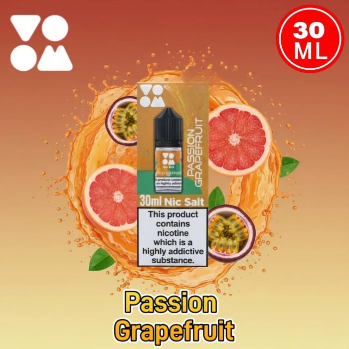 Voom Salt Nicotine 30mg 30ml in the UAE PASSION GRAPEFRUIT