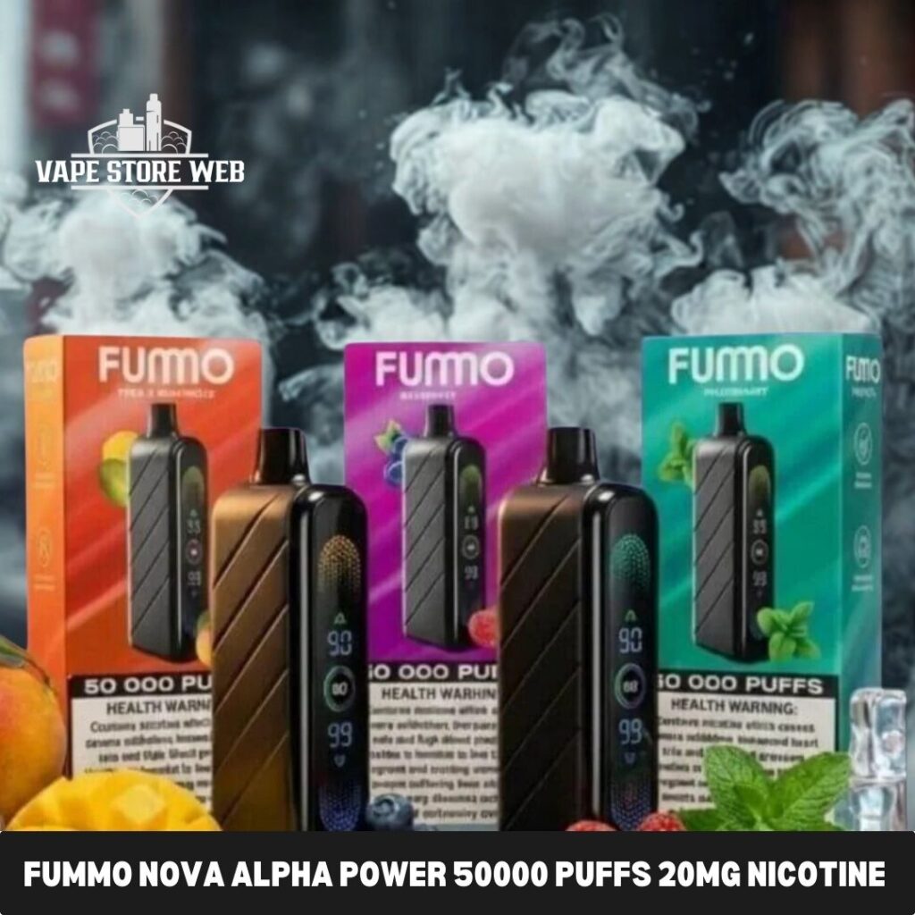 Fummo full range guide: Fummo Nova Alpha Power 50000 puffs 20mg disposable vape