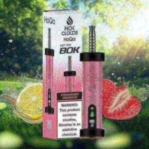 HoQa 80k Puffs 5% Nicotine Disposable Vape In Dubai Strawberry Lemonade