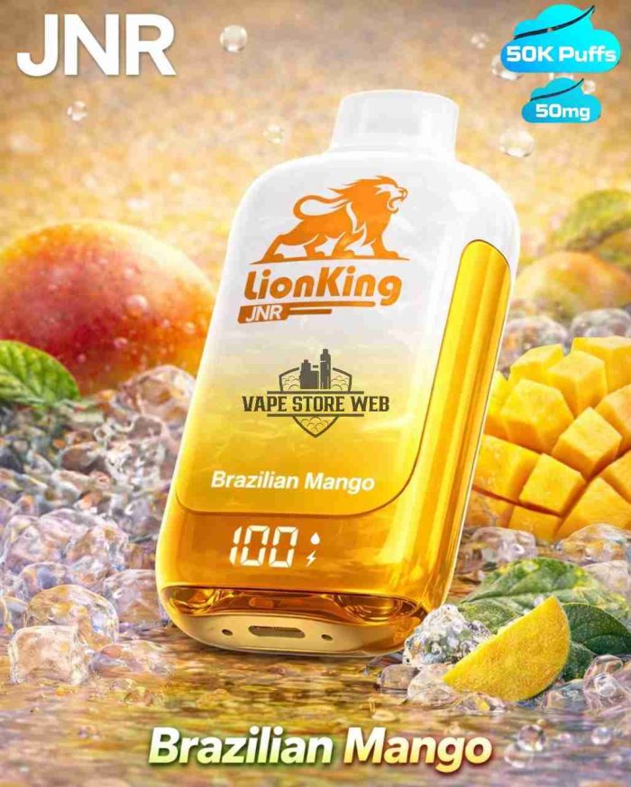 JNR Lion King 50000 Puffs 50mg Disposable Vape in Dubai Brazilian Mango