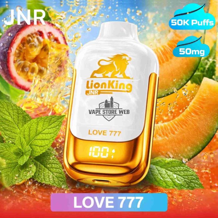 JNR Lion King 50000 Puffs 50mg Disposable Vape in Dubai Love 777