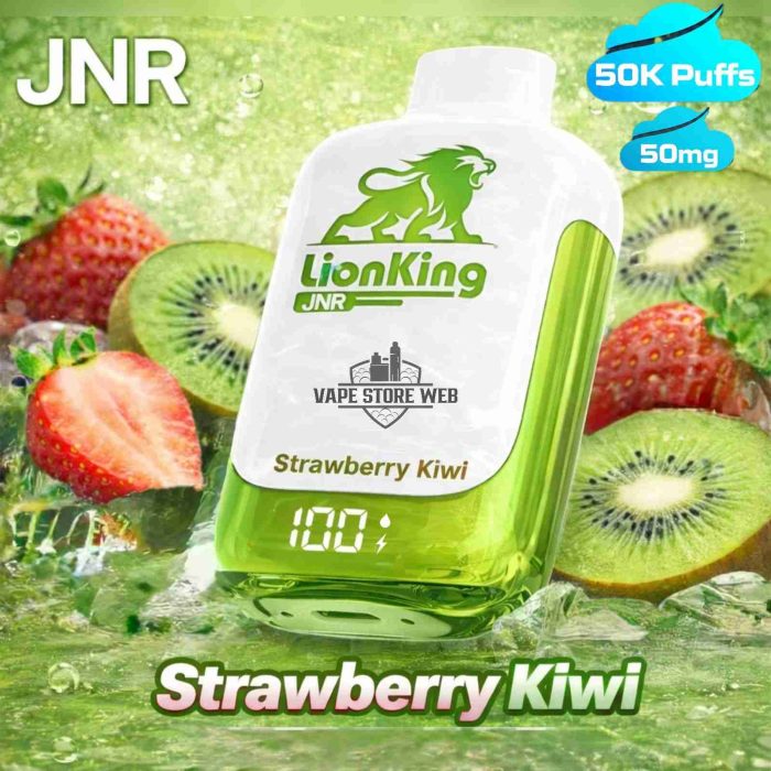 JNR Lion King 50000 Puffs 50mg Disposable Vape in Dubai Strawberry Kiwi