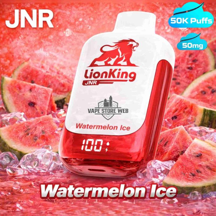 JNR Lion King 50000 Puffs 50mg Disposable Vape in Dubai Watermelon Ice