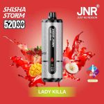 JNR Shisha Storm 52000 Puffs Disposable Vape 2mg DTL in the UAE lady killer