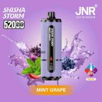 JNR Shisha Storm 52000 Puffs Disposable Vape 2mg DTL in the UAE mint grape