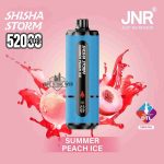 JNR Shisha Storm 52000 Puffs Disposable Vape 2mg DTL in the UAE summer peach ice